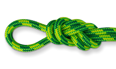 Climbing Rope with Static Safety Carabiner 10mm Polyester Rescue