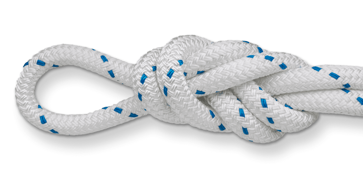 1 in. x 1200 ft. Double Braided White Nylon Rope