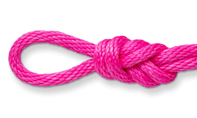 Solid Braid Nylon Rope with Galvanized Aircraft Cable Core